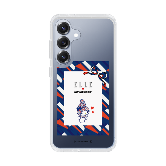 スリムプロテクションケース［ ELLE×マイメロディ＆クロミ - トリコロールカラーグラフィック3 ］