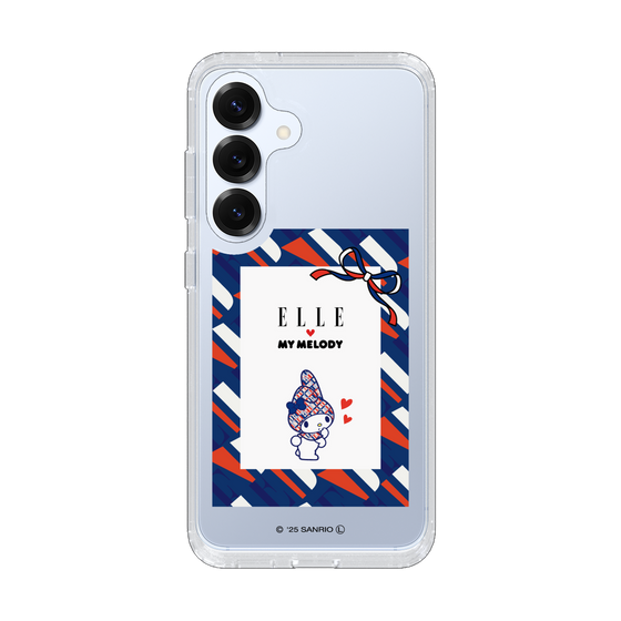 スリムプロテクションケース［ ELLE×マイメロディ＆クロミ - トリコロールカラーグラフィック3 ］