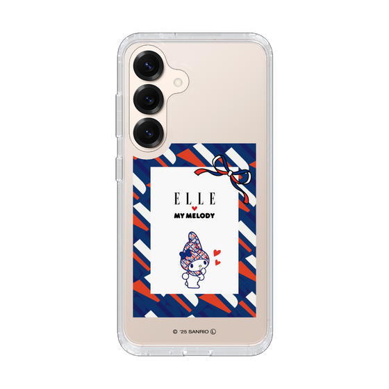 スリムプロテクションケース［ ELLE×マイメロディ＆クロミ - トリコロールカラーグラフィック3 ］