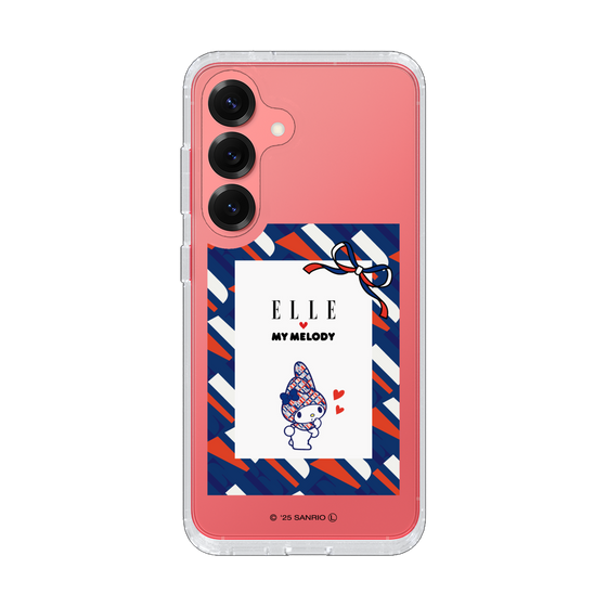 スリムプロテクションケース［ ELLE×マイメロディ＆クロミ - トリコロールカラーグラフィック3 ］
