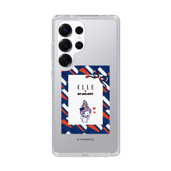 スリムプロテクションケース［ ELLE×マイメロディ＆クロミ - トリコロールカラーグラフィック3 ］