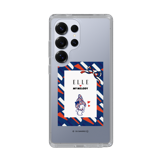 スリムプロテクションケース［ ELLE×マイメロディ＆クロミ - トリコロールカラーグラフィック3 ］