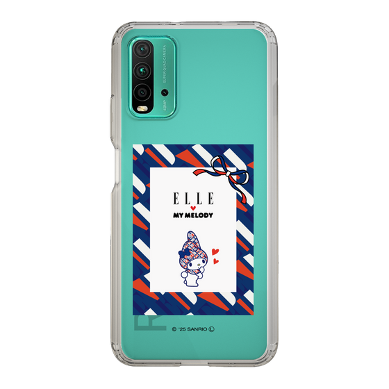 スリムプロテクションケース［ ELLE×マイメロディ＆クロミ - トリコロールカラーグラフィック3 ］