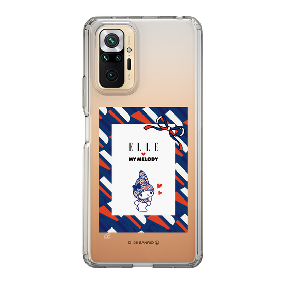 スリムプロテクションケース［ ELLE×マイメロディ＆クロミ - トリコロールカラーグラフィック3 ］
