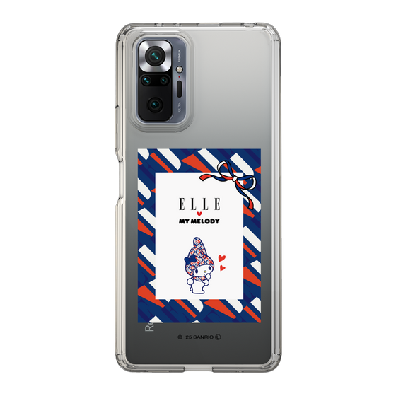 スリムプロテクションケース［ ELLE×マイメロディ＆クロミ - トリコロールカラーグラフィック3 ］