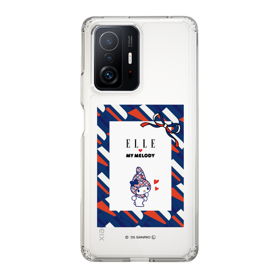 スリムプロテクションケース［ ELLE×マイメロディ＆クロミ - トリコロールカラーグラフィック3 ］