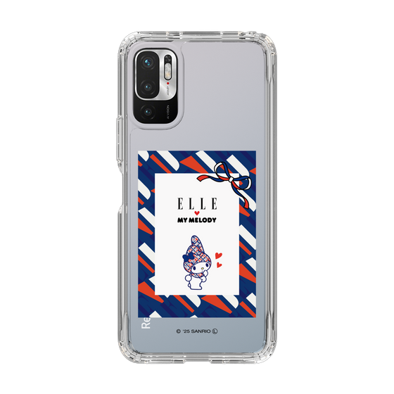 スリムプロテクションケース［ ELLE×マイメロディ＆クロミ - トリコロールカラーグラフィック3 ］