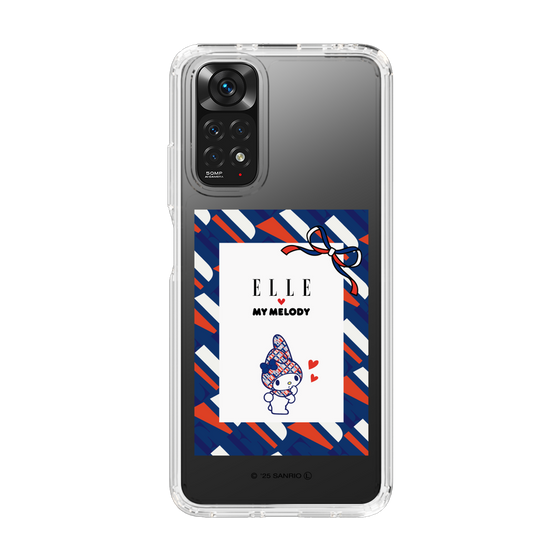スリムプロテクションケース［ ELLE×マイメロディ＆クロミ - トリコロールカラーグラフィック3 ］