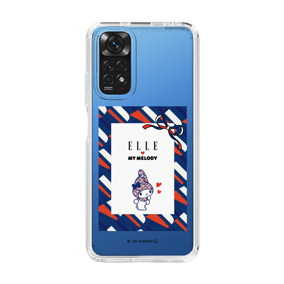 スリムプロテクションケース［ ELLE×マイメロディ＆クロミ - トリコロールカラーグラフィック3 ］