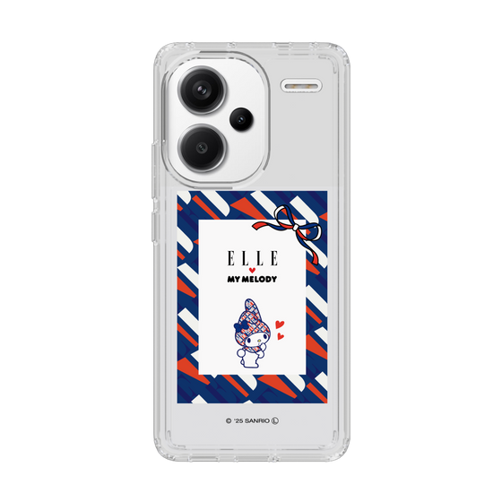 スリムプロテクションケース［ ELLE×マイメロディ＆クロミ - トリコロールカラーグラフィック3 ］