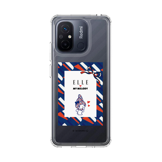 スリムプロテクションケース［ ELLE×マイメロディ＆クロミ - トリコロールカラーグラフィック3 ］