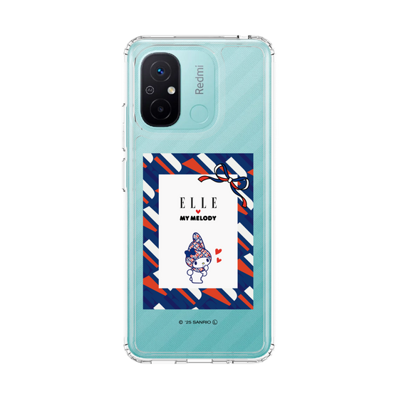 スリムプロテクションケース［ ELLE×マイメロディ＆クロミ - トリコロールカラーグラフィック3 ］