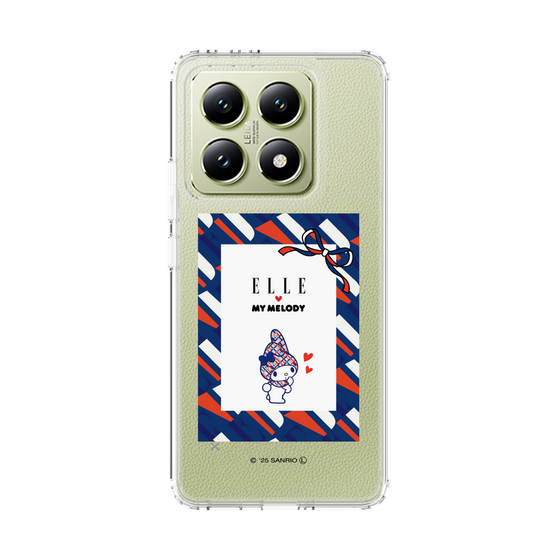 スリムプロテクションケース［ ELLE×マイメロディ＆クロミ - トリコロールカラーグラフィック3 ］