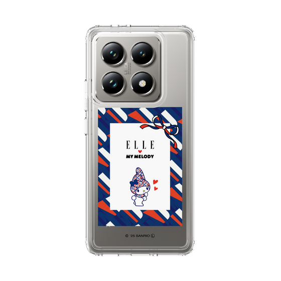 スリムプロテクションケース［ ELLE×マイメロディ＆クロミ - トリコロールカラーグラフィック3 ］