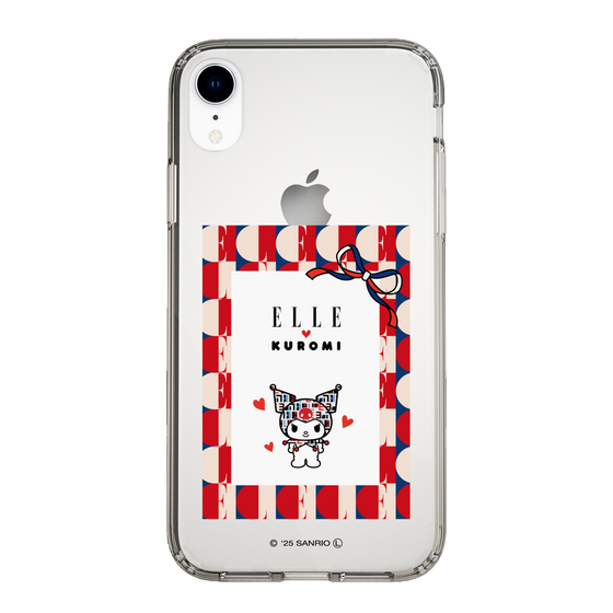 スリムプロテクションケース［ ELLE×マイメロディ＆クロミ - トリコロールカラーグラフィック4 ］