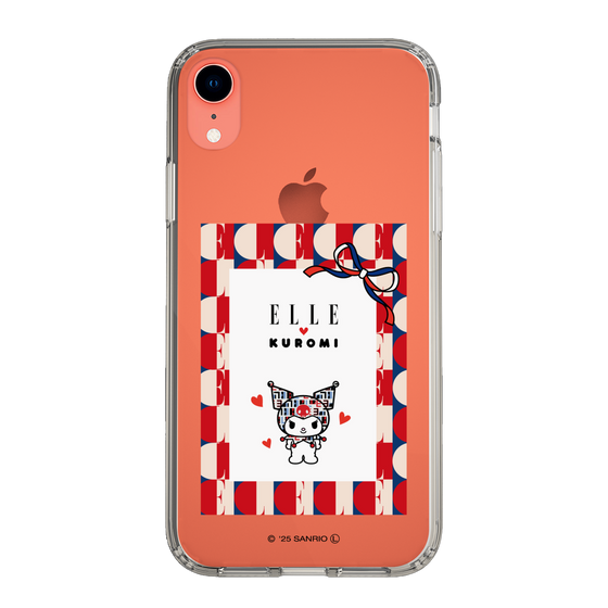 スリムプロテクションケース［ ELLE×マイメロディ＆クロミ - トリコロールカラーグラフィック4 ］