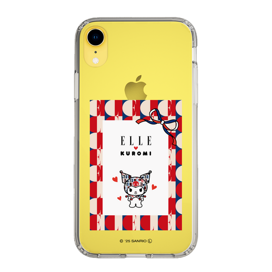 スリムプロテクションケース［ ELLE×マイメロディ＆クロミ - トリコロールカラーグラフィック4 ］