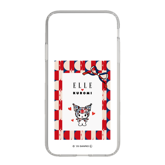 スリムプロテクションケース［ ELLE×マイメロディ＆クロミ - トリコロールカラーグラフィック4 ］