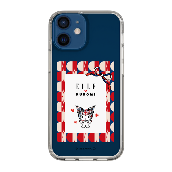 スリムプロテクションケース［ ELLE×マイメロディ＆クロミ - トリコロールカラーグラフィック4 ］