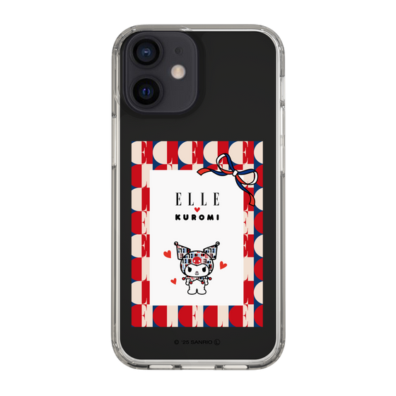 スリムプロテクションケース［ ELLE×マイメロディ＆クロミ - トリコロールカラーグラフィック4 ］