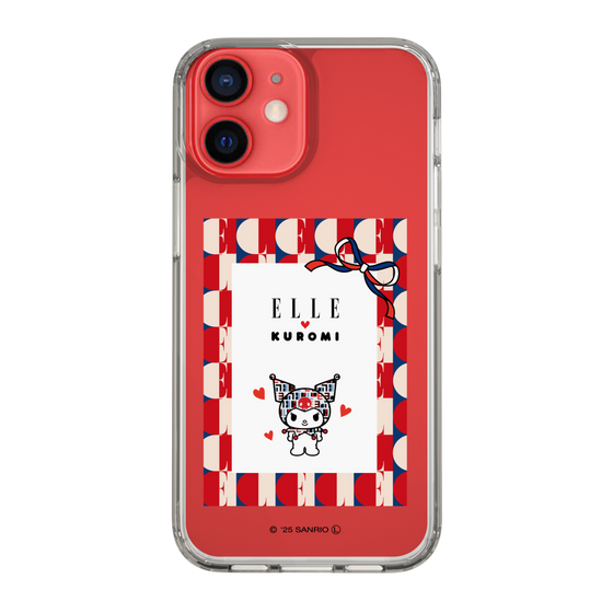 スリムプロテクションケース［ ELLE×マイメロディ＆クロミ - トリコロールカラーグラフィック4 ］