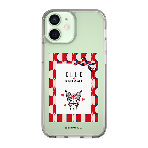 スリムプロテクションケース［ ELLE×マイメロディ＆クロミ - トリコロールカラーグラフィック4 ］