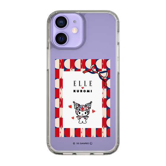 スリムプロテクションケース［ ELLE×マイメロディ＆クロミ - トリコロールカラーグラフィック4 ］