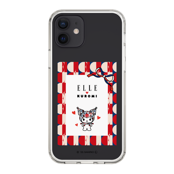 スリムプロテクションケース［ ELLE×マイメロディ＆クロミ - トリコロールカラーグラフィック4 ］
