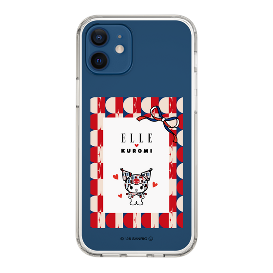 スリムプロテクションケース［ ELLE×マイメロディ＆クロミ - トリコロールカラーグラフィック4 ］