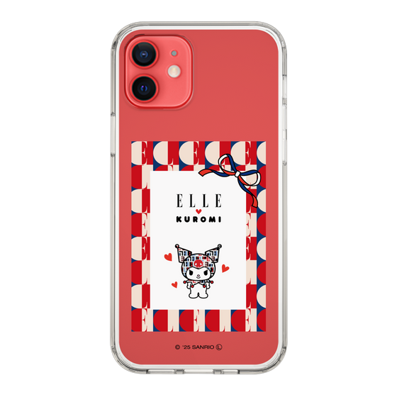 スリムプロテクションケース［ ELLE×マイメロディ＆クロミ - トリコロールカラーグラフィック4 ］