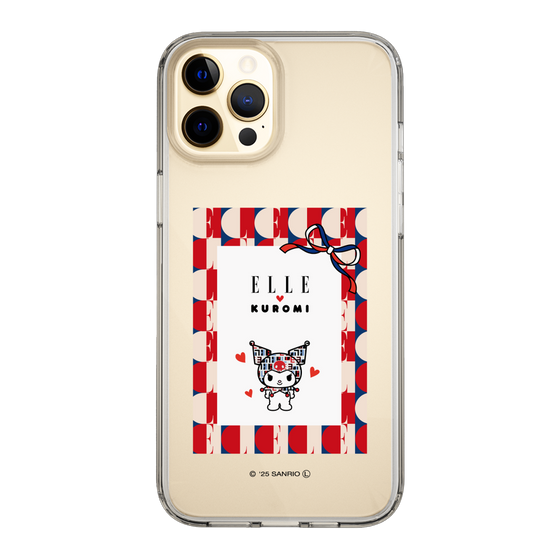 スリムプロテクションケース［ ELLE×マイメロディ＆クロミ - トリコロールカラーグラフィック4 ］