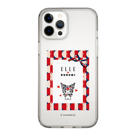 スリムプロテクションケース［ ELLE×マイメロディ＆クロミ - トリコロールカラーグラフィック4 ］