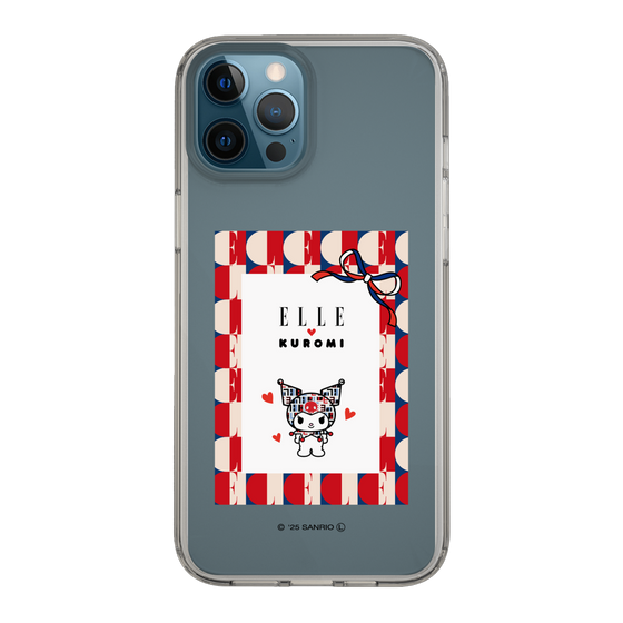 スリムプロテクションケース［ ELLE×マイメロディ＆クロミ - トリコロールカラーグラフィック4 ］