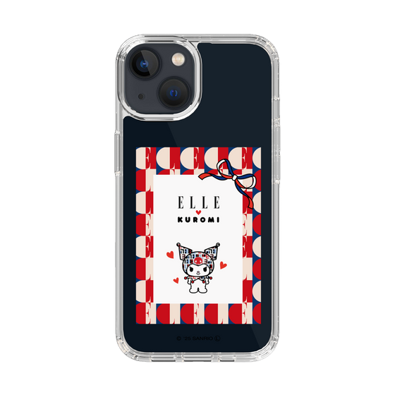 スリムプロテクションケース［ ELLE×マイメロディ＆クロミ - トリコロールカラーグラフィック4 ］