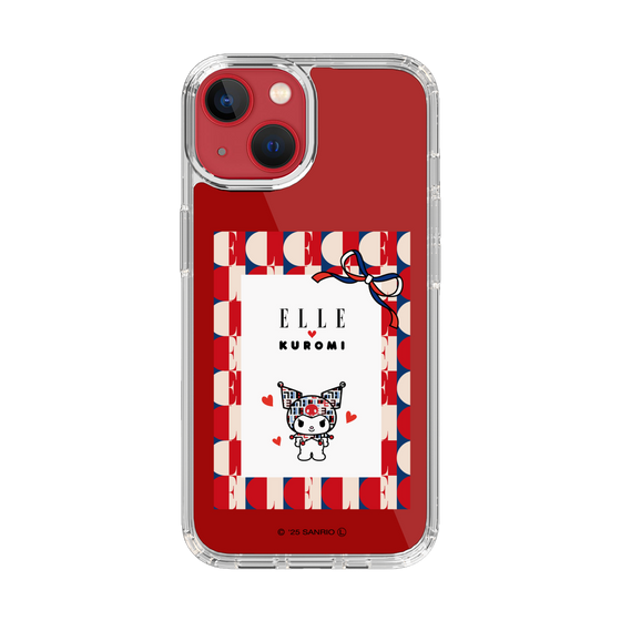 スリムプロテクションケース［ ELLE×マイメロディ＆クロミ - トリコロールカラーグラフィック4 ］