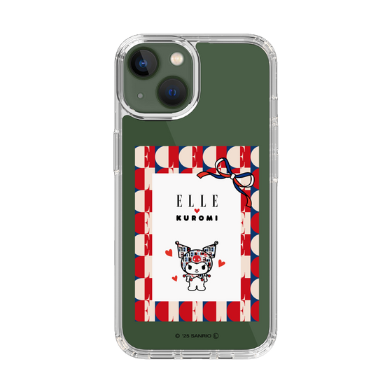 スリムプロテクションケース［ ELLE×マイメロディ＆クロミ - トリコロールカラーグラフィック4 ］