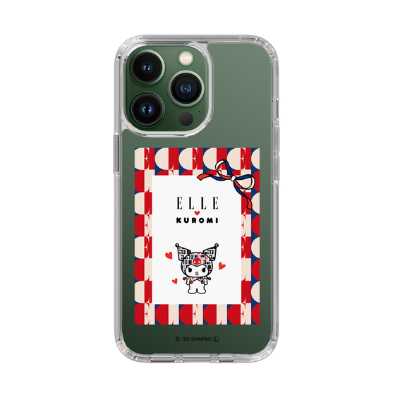 スリムプロテクションケース［ ELLE×マイメロディ＆クロミ - トリコロールカラーグラフィック4 ］