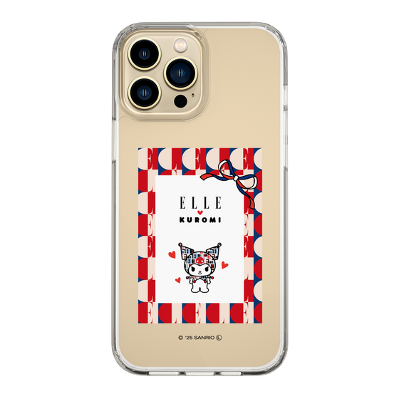 スリムプロテクションケース［ ELLE×マイメロディ＆クロミ - トリコロールカラーグラフィック4 ］