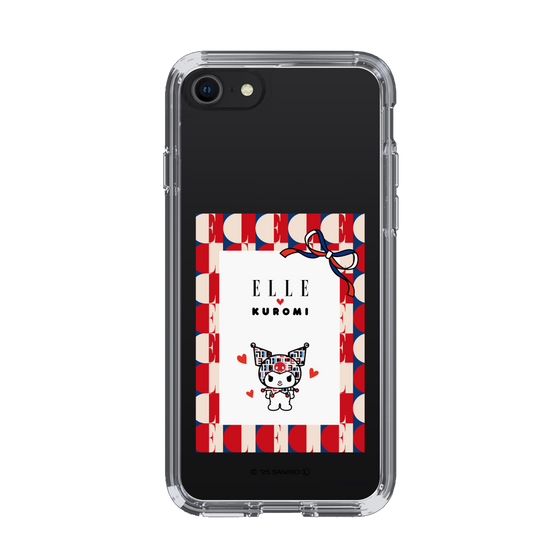 スリムプロテクションケース［ ELLE×マイメロディ＆クロミ - トリコロールカラーグラフィック4 ］