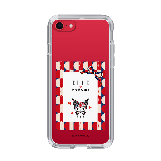 スリムプロテクションケース［ ELLE×マイメロディ＆クロミ - トリコロールカラーグラフィック4 ］