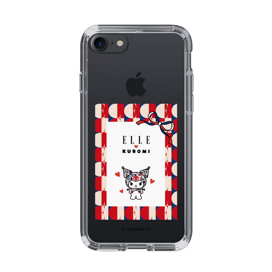 スリムプロテクションケース［ ELLE×マイメロディ＆クロミ - トリコロールカラーグラフィック4 ］