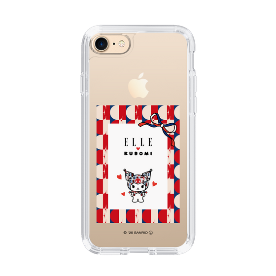 スリムプロテクションケース［ ELLE×マイメロディ＆クロミ - トリコロールカラーグラフィック4 ］
