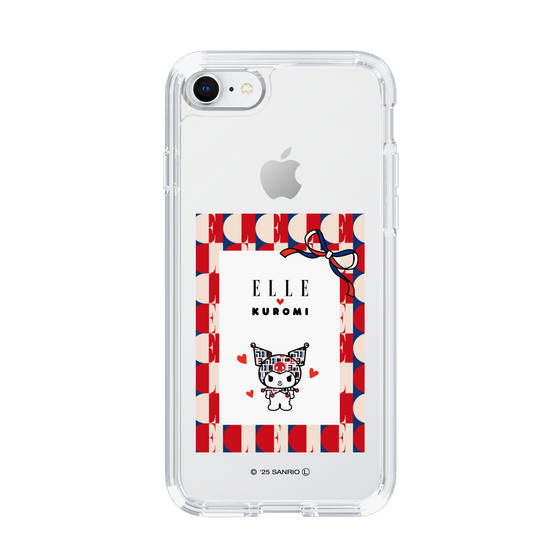 スリムプロテクションケース［ ELLE×マイメロディ＆クロミ - トリコロールカラーグラフィック4 ］