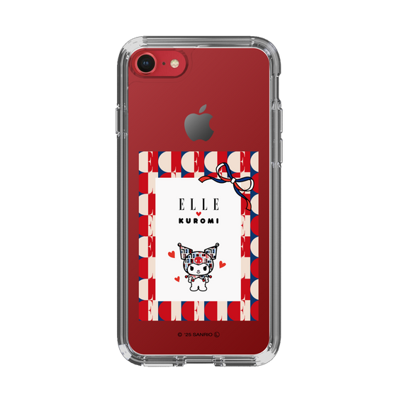 スリムプロテクションケース［ ELLE×マイメロディ＆クロミ - トリコロールカラーグラフィック4 ］