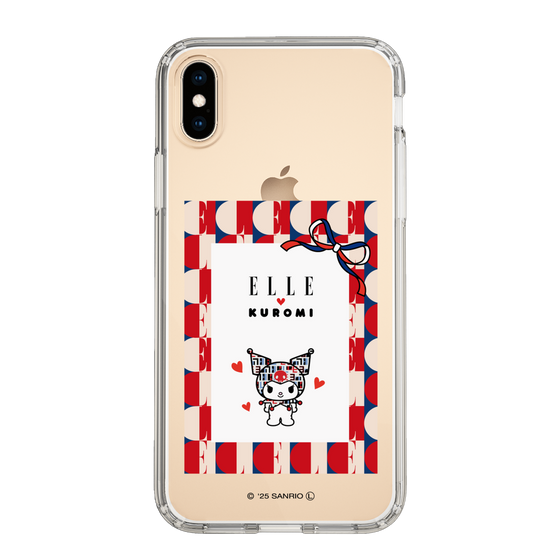 スリムプロテクションケース［ ELLE×マイメロディ＆クロミ - トリコロールカラーグラフィック4 ］