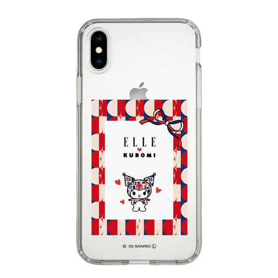 スリムプロテクションケース［ ELLE×マイメロディ＆クロミ - トリコロールカラーグラフィック4 ］