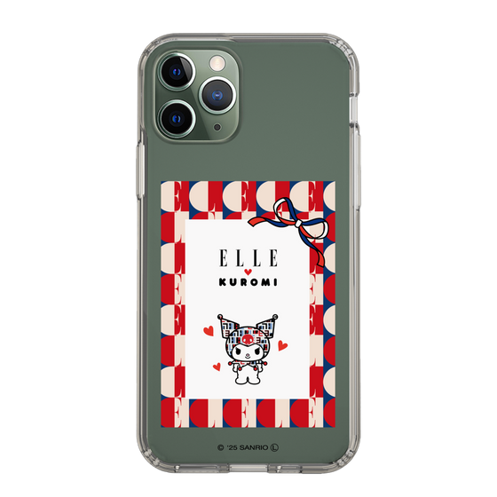 スリムプロテクションケース［ ELLE×マイメロディ＆クロミ - トリコロールカラーグラフィック4 ］