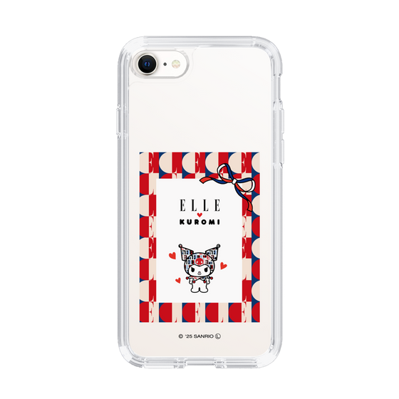 スリムプロテクションケース［ ELLE×マイメロディ＆クロミ - トリコロールカラーグラフィック4 ］
