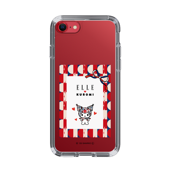 スリムプロテクションケース［ ELLE×マイメロディ＆クロミ - トリコロールカラーグラフィック4 ］