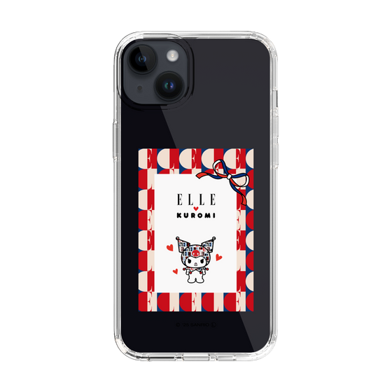 スリムプロテクションケース［ ELLE×マイメロディ＆クロミ - トリコロールカラーグラフィック4 ］